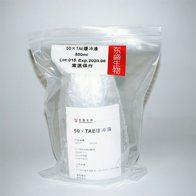 Bộ đệm 10 × Tae được sử dụng trong điện di gel 500ml Màu trong suốt