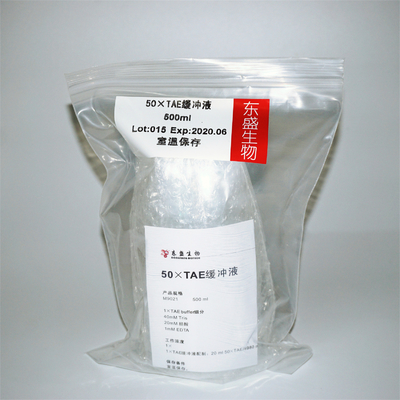 Bộ đệm 10 × Tae được sử dụng trong điện di gel 500ml Màu trong suốt