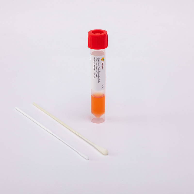 VTM Disposable Viral Transport Tube Non Inactivation With Swab